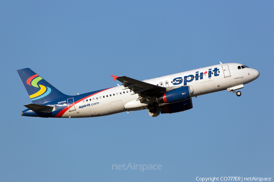 Spirit Airlines Airbus A320-232 (N615NK) | Photo 104837