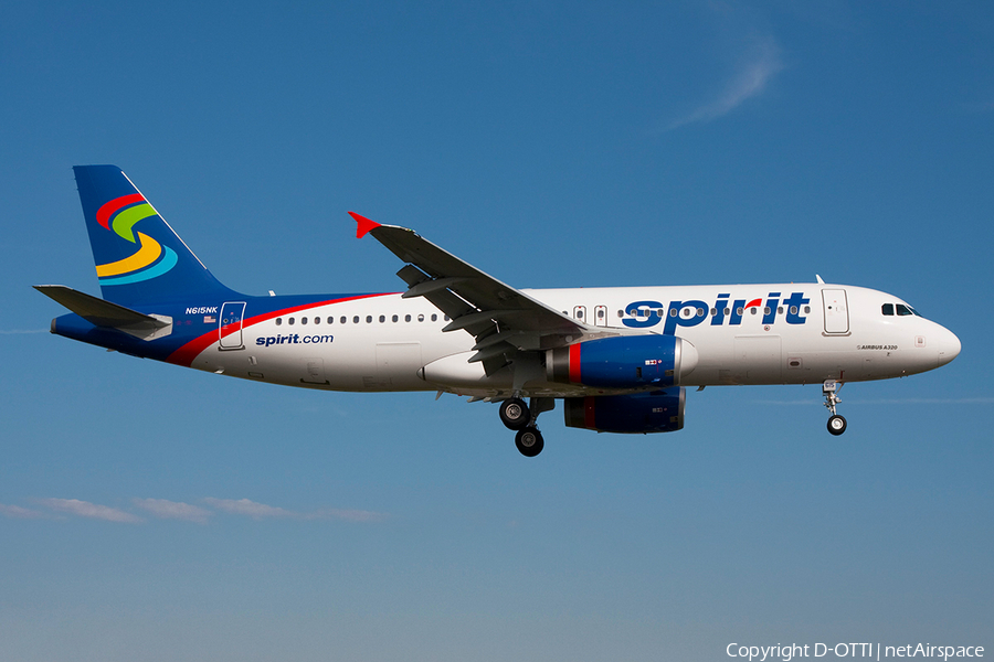Spirit Airlines Airbus A320-232 (N615NK) | Photo 386123
