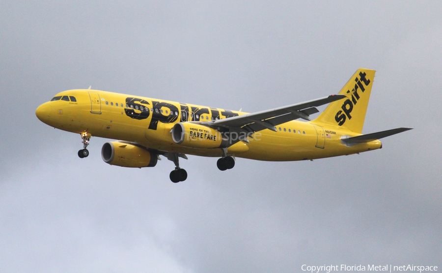 Spirit Airlines Airbus A320-232 (N615NK) | Photo 304992
