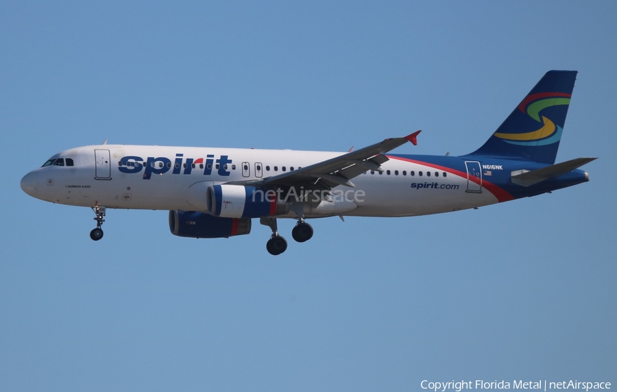 Spirit Airlines Airbus A320-232 (N616NK) | Photo 294057