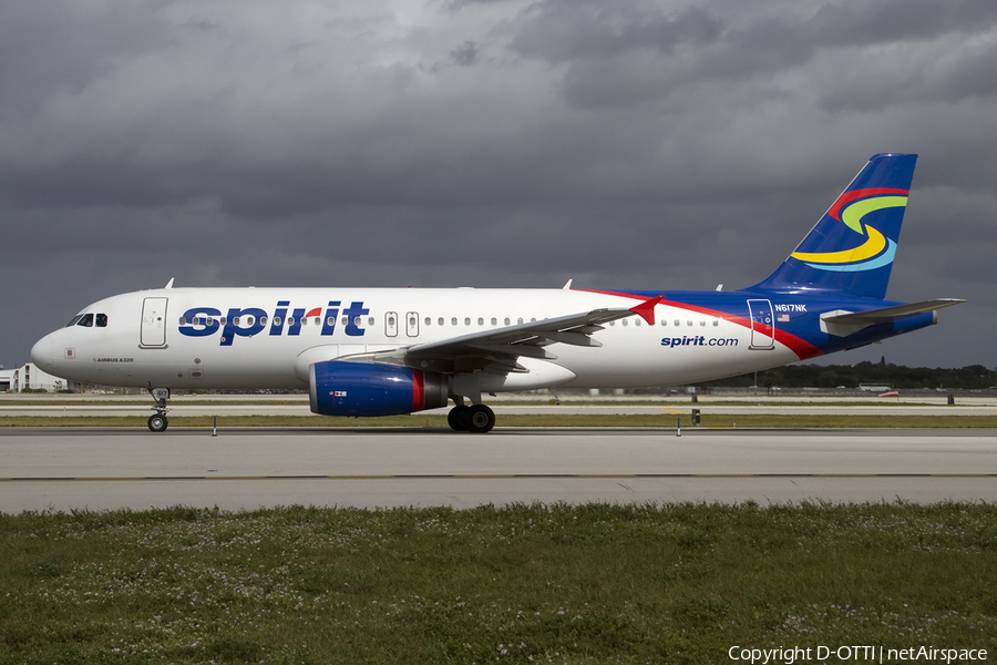 Spirit Airlines Airbus A320-232 (N617NK) | Photo 422563