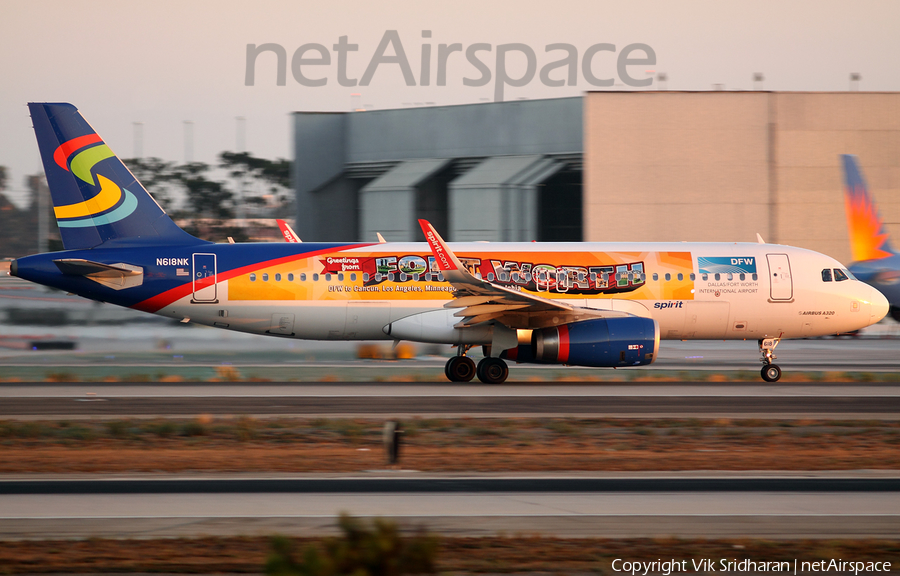 Spirit Airlines Airbus A320-232 (N618NK) | Photo 53609