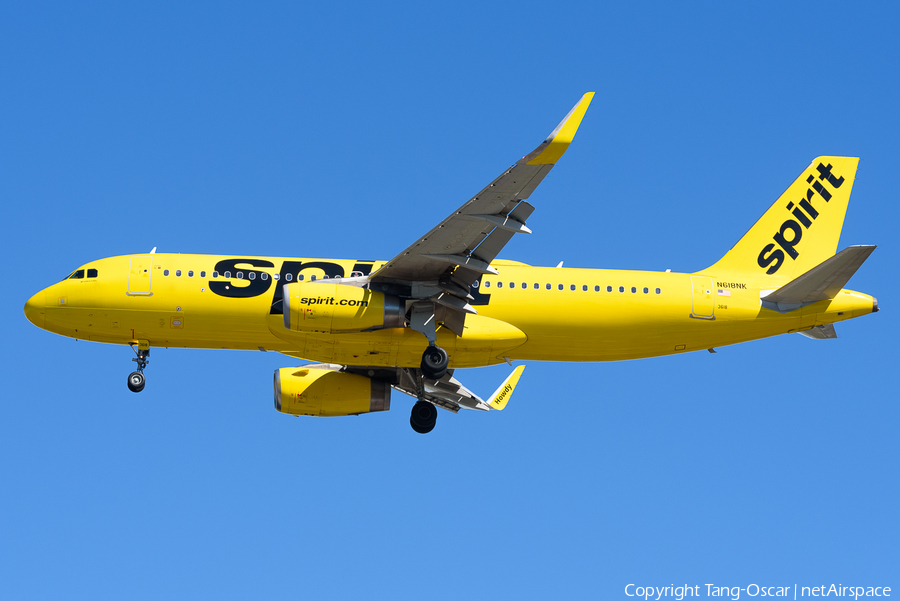 Spirit Airlines Airbus A320-232 (N618NK) | Photo 494903