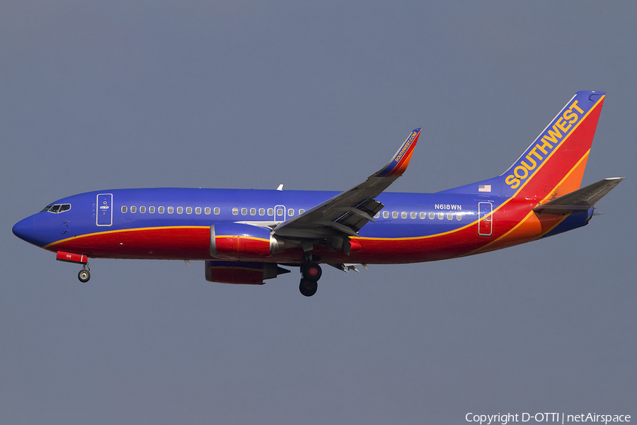 Southwest Airlines Boeing 737-3H4 (N618WN) | Photo 458315