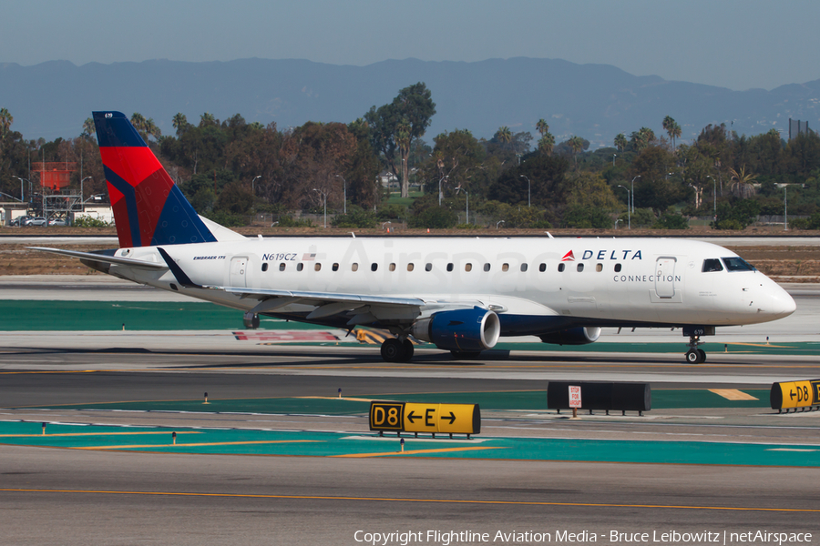 Northwest Airlink (Compass Airlines) Embraer ERJ-175LR (ERJ-170-200LR) (N619CZ) | Photo 80894