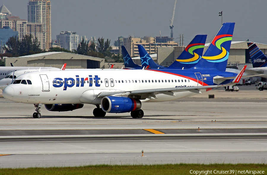 Spirit Airlines Airbus A320-232 (N619NK) | Photo 100137