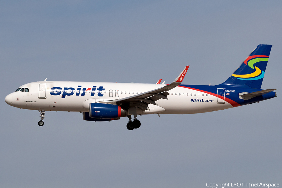 Spirit Airlines Airbus A320-232 (N619NK) | Photo 137684