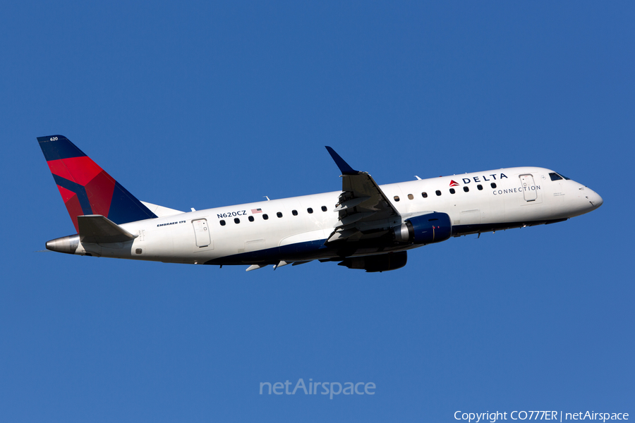 Delta Connection (Compass Airlines) Embraer ERJ-175LR (ERJ-170-200LR) (N620CZ) | Photo 45252