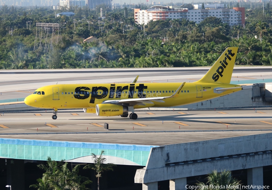 Spirit Airlines Airbus A320-232 (N620NK) | Photo 358068