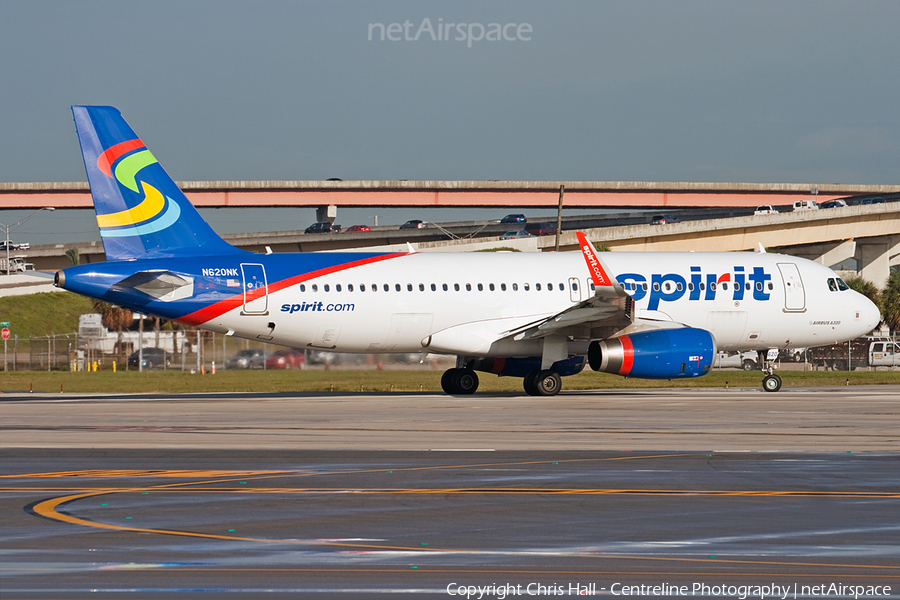 Spirit Airlines Airbus A320-232 (N620NK) | Photo 37585
