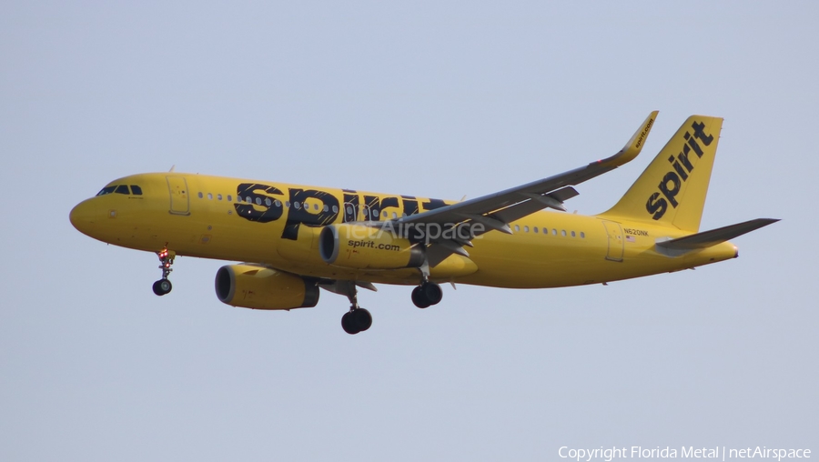 Spirit Airlines Airbus A320-232 (N620NK) | Photo 351190