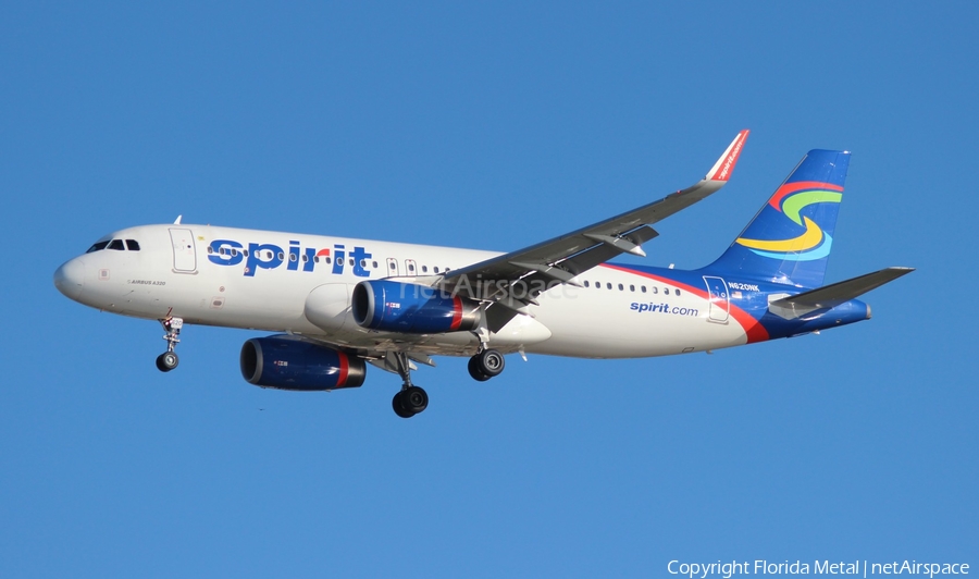 Spirit Airlines Airbus A320-232 (N620NK) | Photo 614817