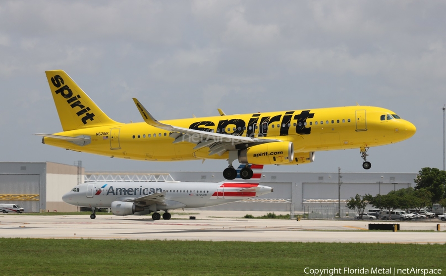 Spirit Airlines Airbus A320-232 (N621NK) | Photo 351191