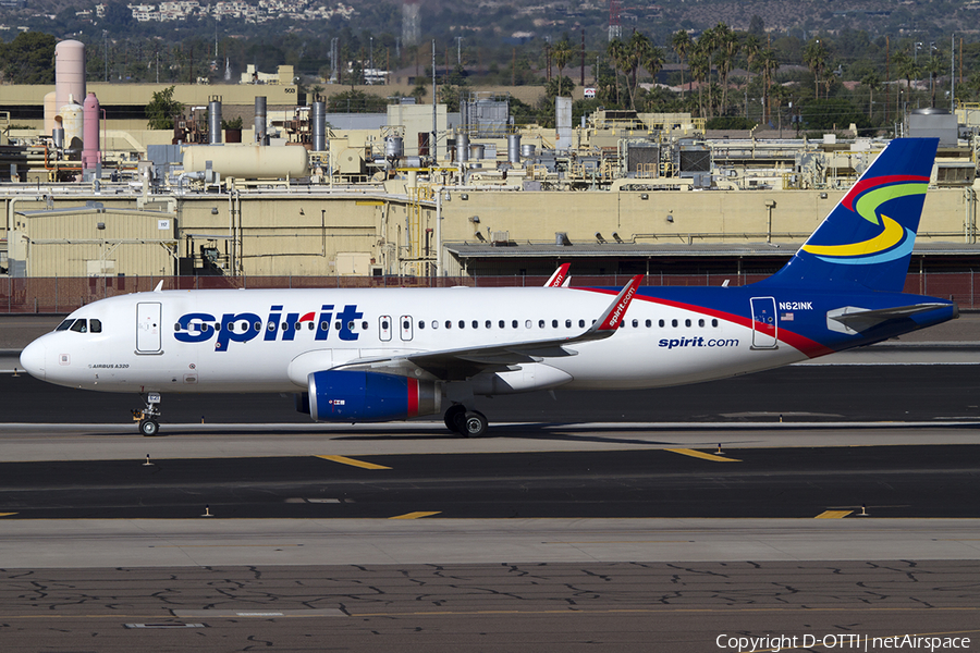 Spirit Airlines Airbus A320-232 (N621NK) | Photo 462445