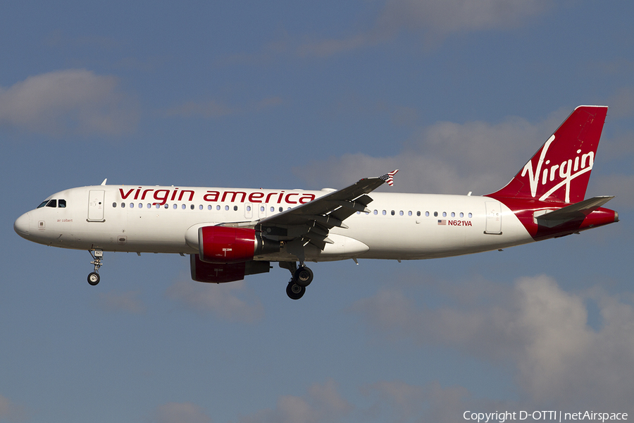 Virgin America Airbus A320-214 (N621VA) | Photo 469536