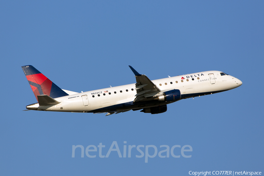 Delta Connection (Compass Airlines) Embraer ERJ-175LR (ERJ-170-200LR) (N622CZ) | Photo 42510