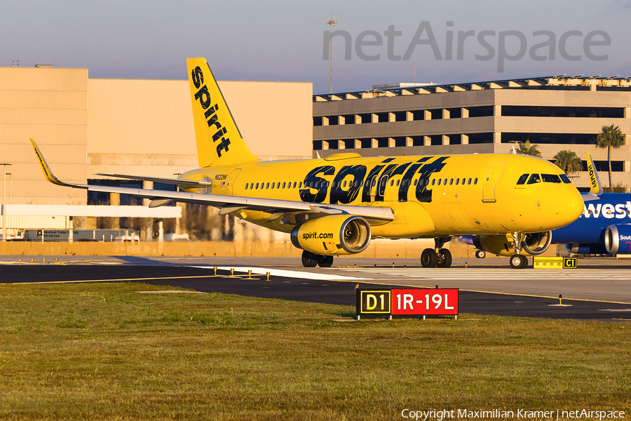 Spirit Airlines Airbus A320-232 (N622NK) | Photo 603293
