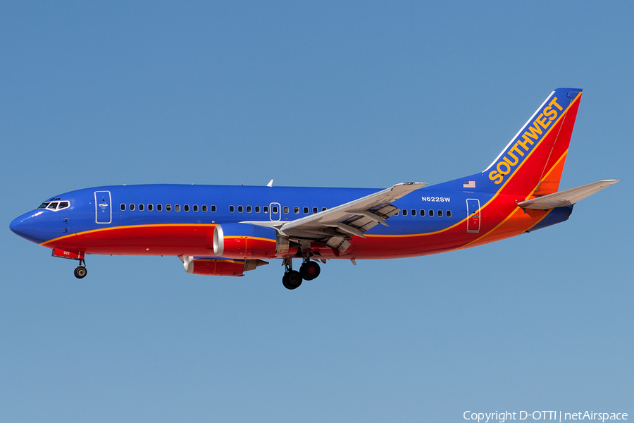 Southwest Airlines Boeing 737-3H4 (N622SW) | Photo 181037