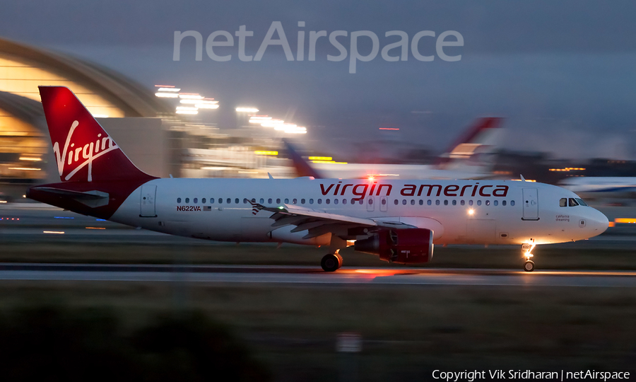 Virgin America Airbus A320-214 (N622VA) | Photo 106002