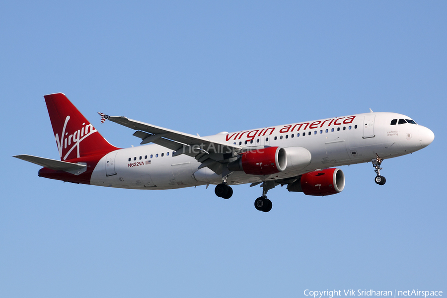 Virgin America Airbus A320-214 (N622VA) | Photo 8199