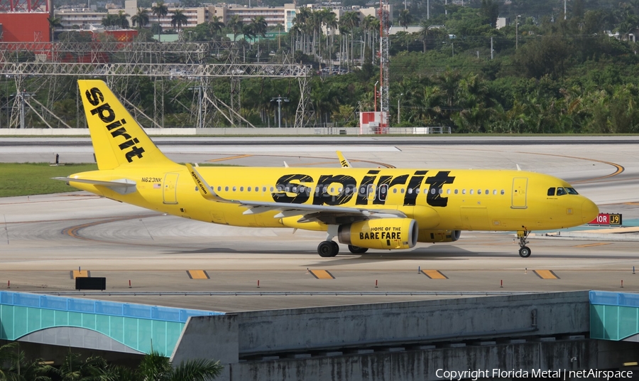 Spirit Airlines Airbus A320-232 (N623NK) | Photo 351193