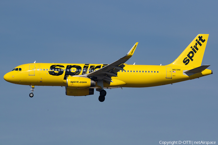 Spirit Airlines Airbus A320-232 (N623NK) | Photo 560728