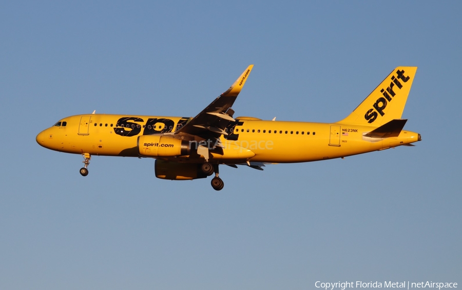 Spirit Airlines Airbus A320-232 (N623NK) | Photo 668653