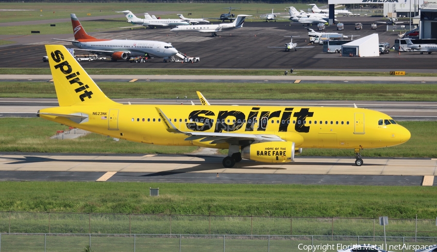Spirit Airlines Airbus A320-232 (N623NK) | Photo 614972