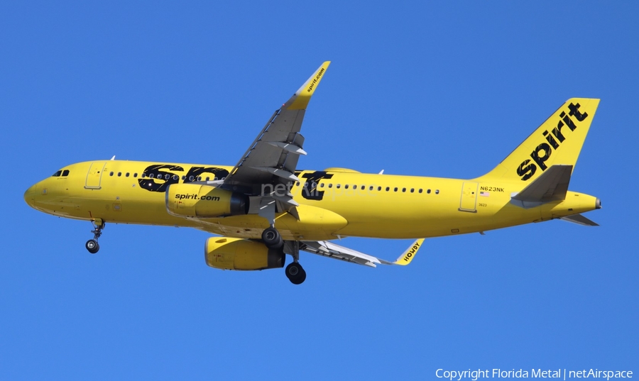 Spirit Airlines Airbus A320-232 (N623NK) | Photo 668654