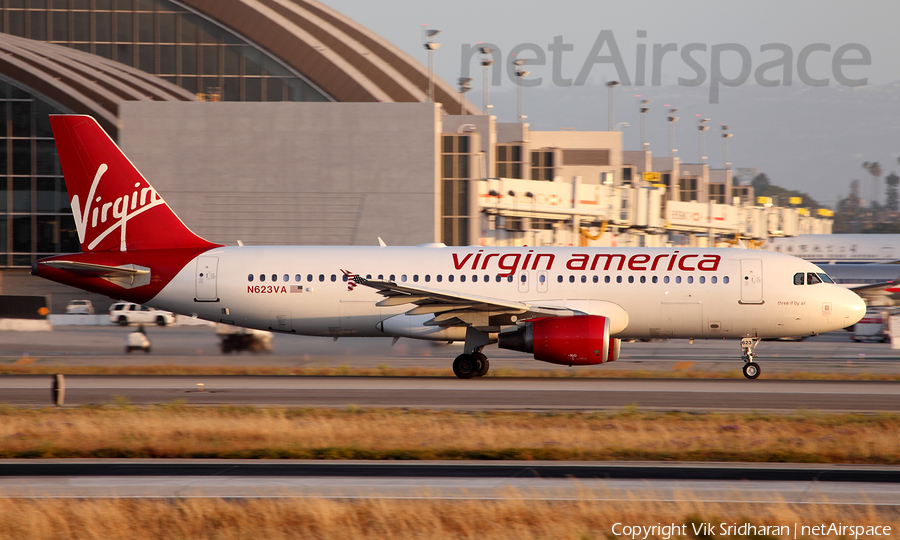 Virgin America Airbus A320-214 (N623VA) | Photo 107406