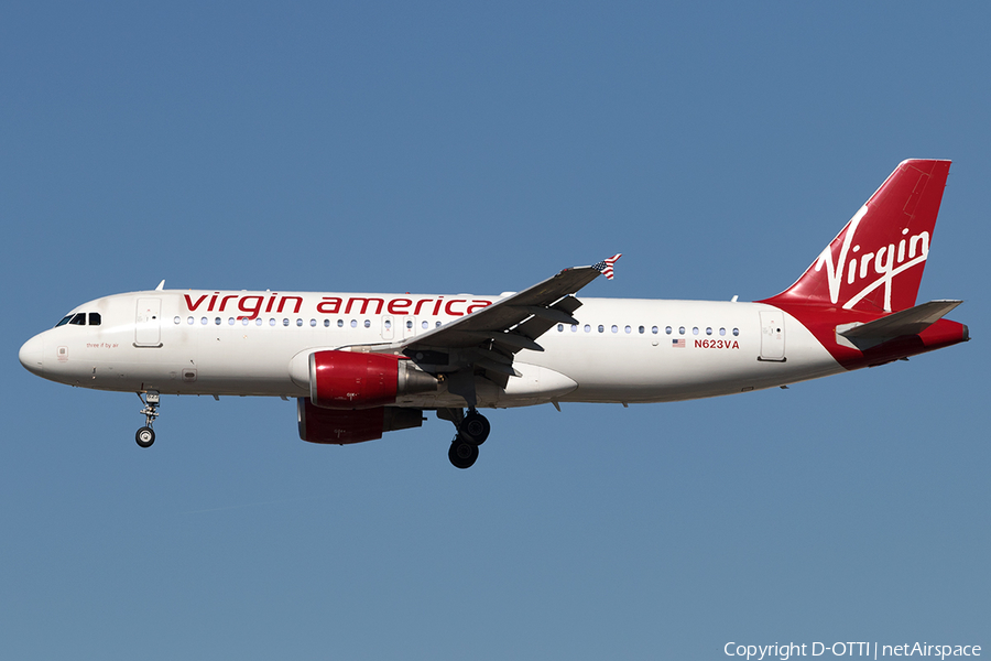 Virgin America Airbus A320-214 (N623VA) | Photo 144974