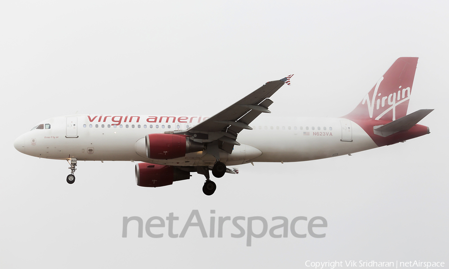 Virgin America Airbus A320-214 (N623VA) | Photo 209226