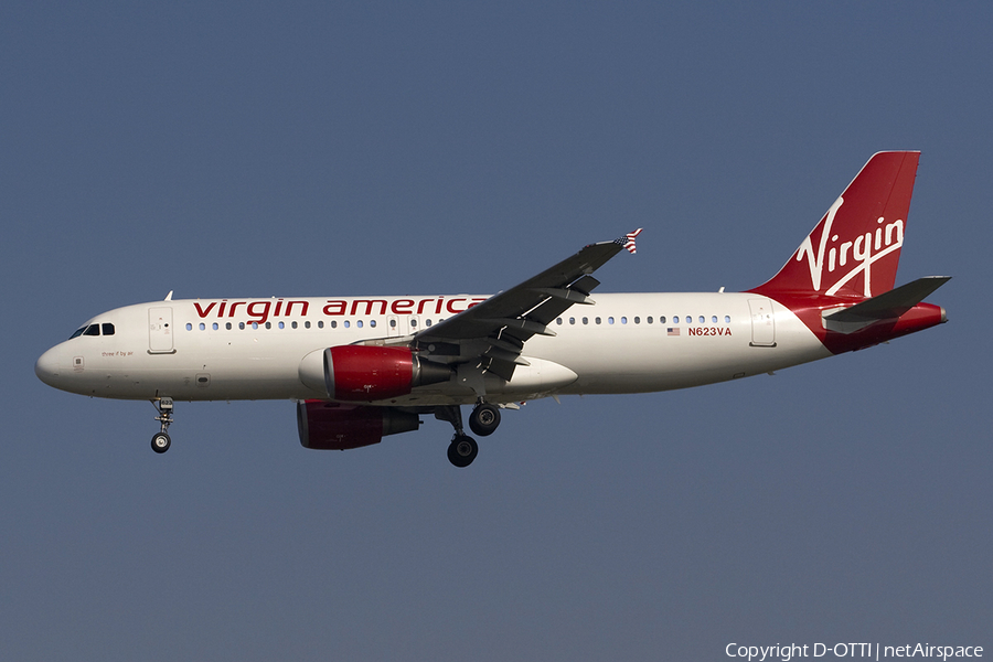 Virgin America Airbus A320-214 (N623VA) | Photo 279401