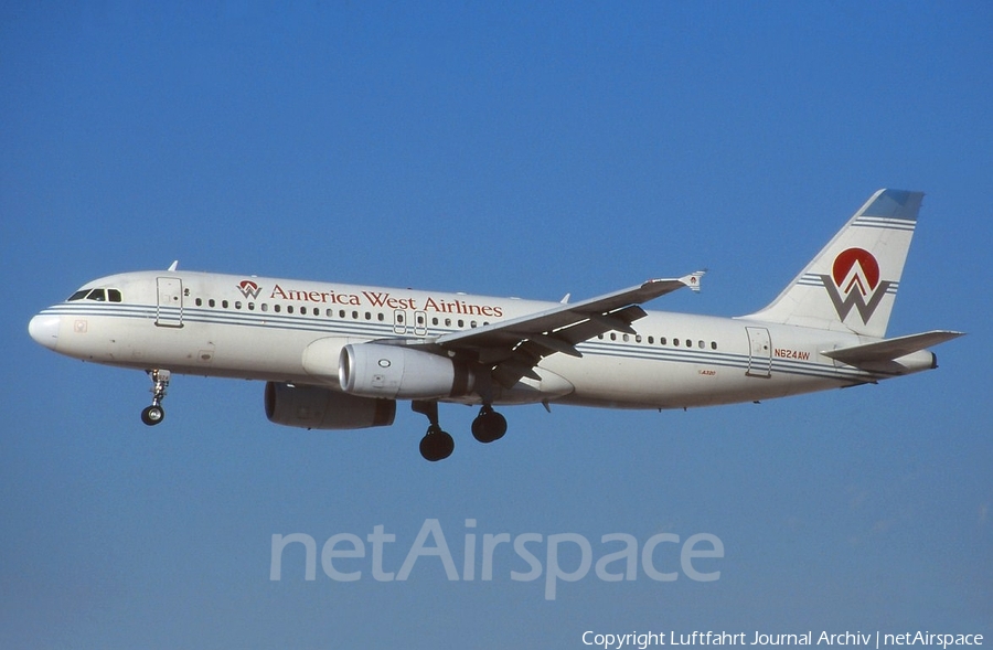 America West Airlines Airbus A320-231 (N624AW) | Photo 401394