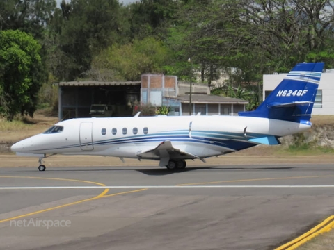 (Private) Cessna 680A Citation Latitude (N624GF) at  Tegucligalpa - Toncontin International, Honduras