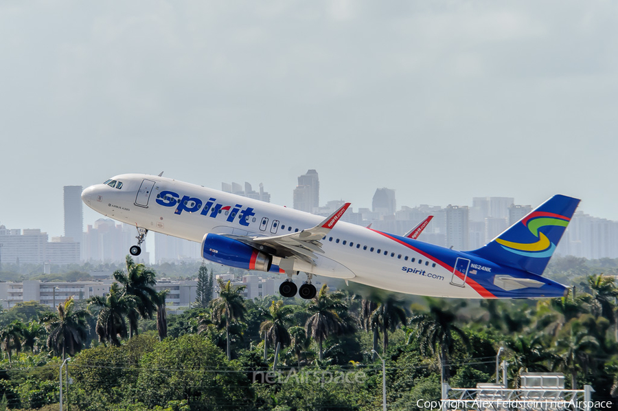 Spirit Airlines Airbus A320-232 (N624NK) | Photo 71087