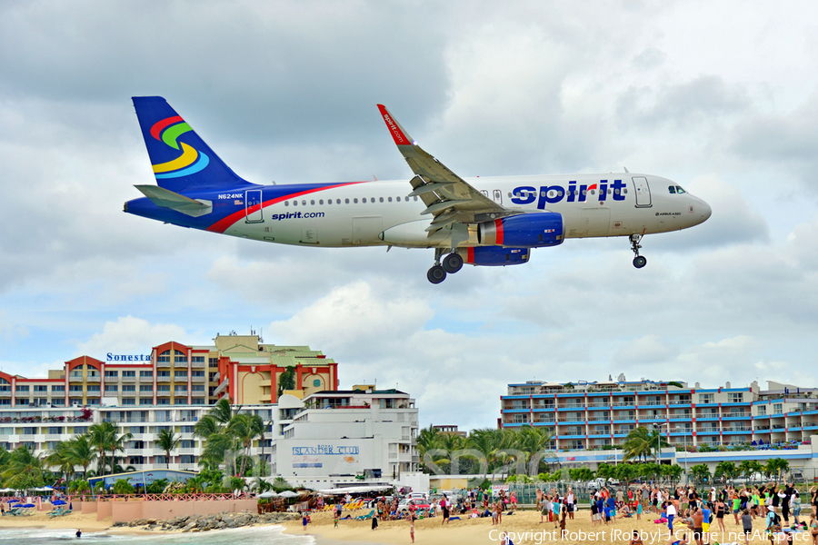 Spirit Airlines Airbus A320-232 (N624NK) | Photo 44452