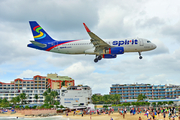 Spirit Airlines Airbus A320-232 (N624NK) at  Philipsburg - Princess Juliana International, Netherland Antilles