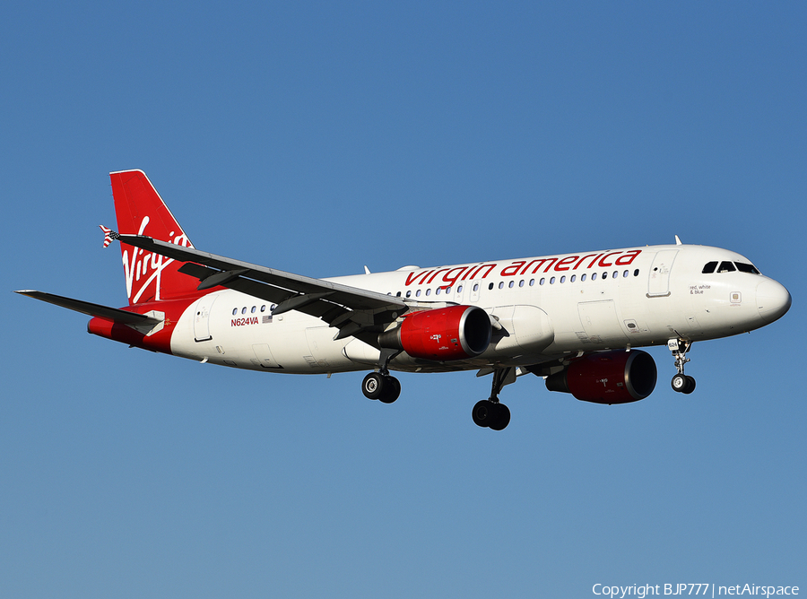 Virgin America Airbus A320-214 (N624VA) | Photo 214665
