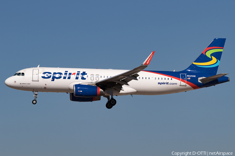 Spirit Airlines Airbus A320-232 (N625NK) | Photo 136278
