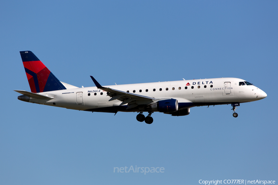 Delta Connection (Compass Airlines) Embraer ERJ-175LR (ERJ-170-200LR) (N626CZ) | Photo 91512