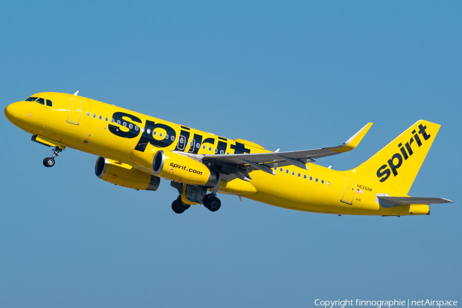 Spirit Airlines Airbus A320-232 (N626NK) | Photo 598050