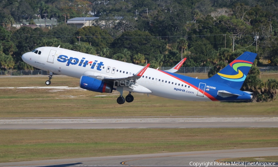 Spirit Airlines Airbus A320-232 (N626NK) | Photo 615076