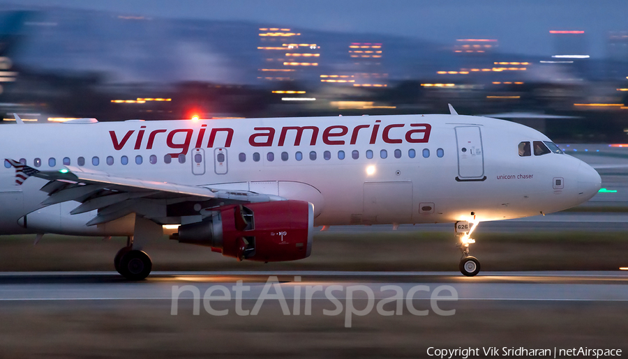 Virgin America Airbus A320-214 (N626VA) | Photo 108002