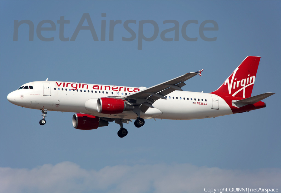 Virgin America Airbus A320-214 (N626VA) | Photo 36363