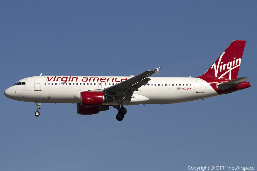 Virgin America Airbus A320-214 (N626VA) | Photo 457840