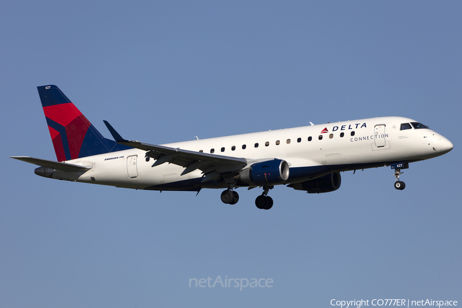 Delta Connection (Compass Airlines) Embraer ERJ-175LR (ERJ-170-200LR) (N627CZ) | Photo 395753