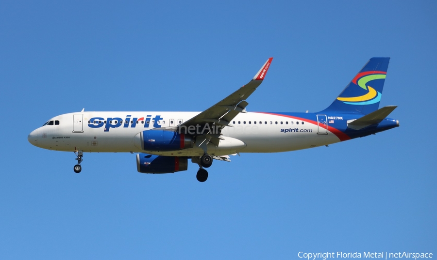 Spirit Airlines Airbus A320-232 (N627NK) | Photo 615551
