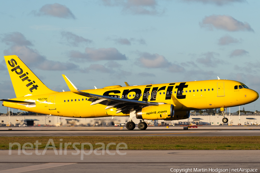 Spirit Airlines Airbus A320-232 (N627NK) | Photo 664731