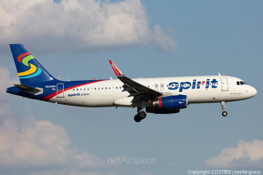 Spirit Airlines Airbus A320-232 (N628NK) | Photo 286590